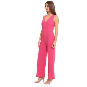 Maggy London hot pink jumpsuit size 0